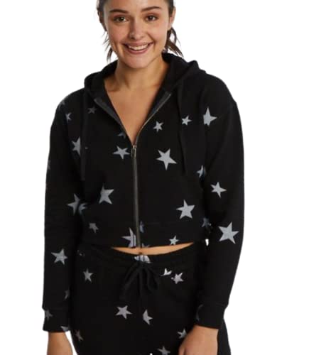Splendid Women's Black Star, Long Sleeve Hoodie, Extra Large #TOP1