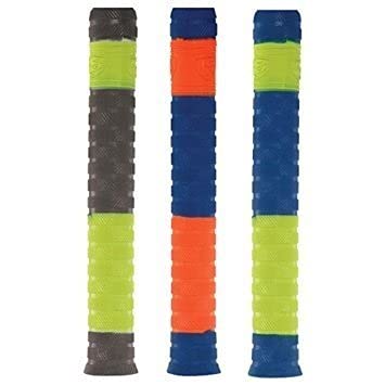 AnNafiÂ® Cricket bat Grip 3 Pieces (Color May Vary) | Players Bat Grip - No Slip Rubber Hand Grip Support - Extra Cushion Protection for Bats & Racquets - for Practice or Training Use