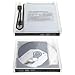 Jesscasday Transparent External CD DVD Drive USB 3.0 Type C Protable USB CD ROM DVD + Optical Drive Player Reader Writer Burner External DVD Drive