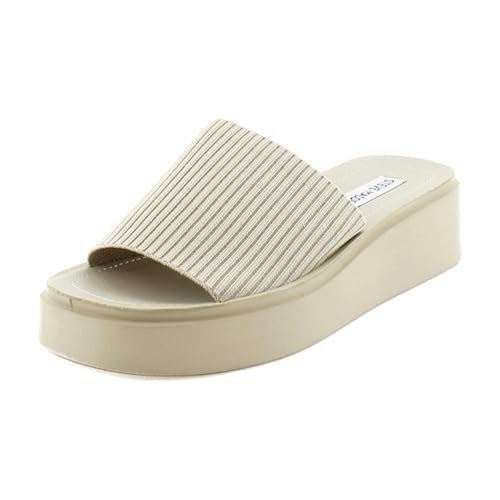 Sandales d'équilibre femme Steve Madden nu-pieds naturel 40