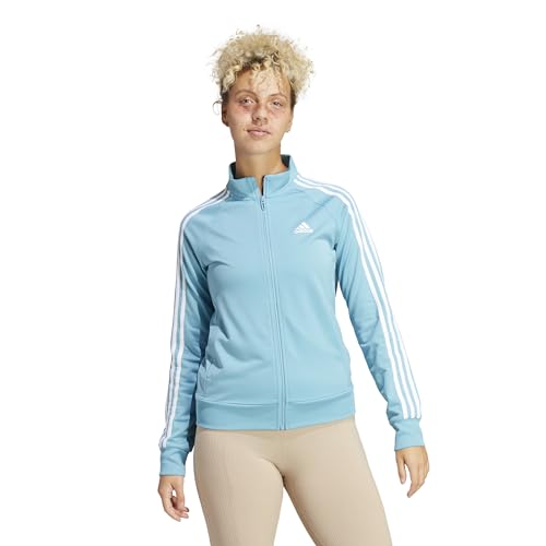 Image of adidas Women's Essentials Warm-Up Slim 3-Stripes Track Jacket