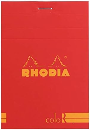 RHODIA 16968C - Colour Stapled Notepad N°16 Saphir - A5 - Lined - 70 Detachable Sheets - Ivory Clairefontaine Paper 90 g/m - Velvety Touch Cover - Basics