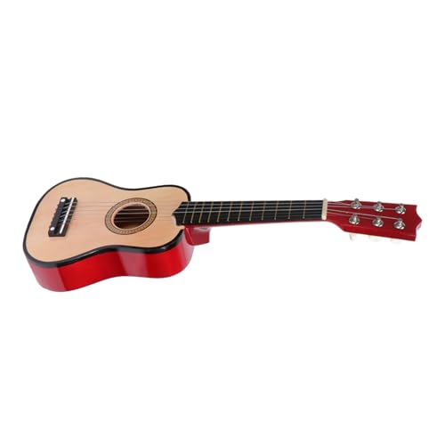 Guitare acoustique 21 pouces en bois beige HEMOTON pour l'initiation musicale des enfants
