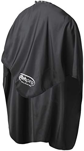 Salon and Barber Cape with Snaps For Hair Stylist, Clients, Men, Women - Hair Cutting, Styling, Trimming Capes and Gowns - Hairdressing Gown Cover with Snaps - Extra Long, Stylish, Waterproof