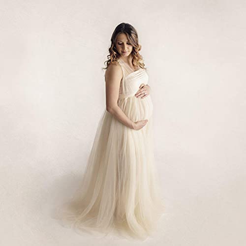 Robe de maternité de princesse pour shooting en extérieur ou studio - 4
