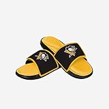 FOCO Pittsburgh Penguins NHL Mens Foam Sport Slide Sandals - L