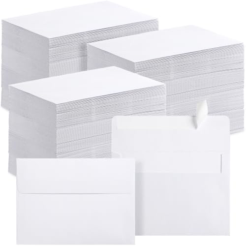 Enveloppes blanches A6 imprimables grand volume avec bande autocollante