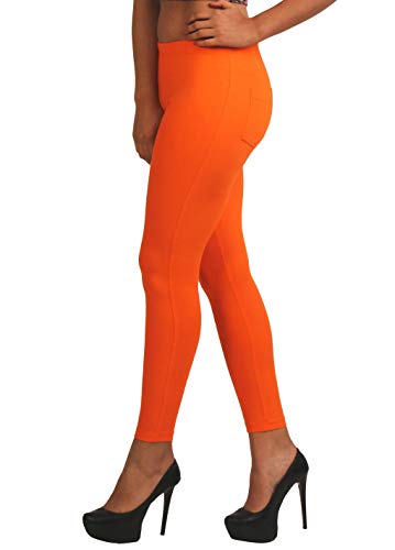 Image of Frenchtrendz Women's Skinny Fit Mid Rise Stretchable Cotton Spandex Jegging Pull On (XS-4XL)