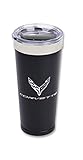 C8 Corvette Next Generation Polar Tumbler 20oz - Travel Mug Cup Black)
