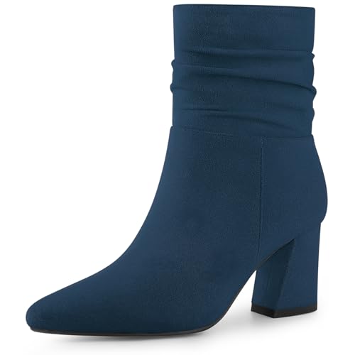 Bottines à talon épais Allegra K idéales pour vos journées de bureau et sorties en ville