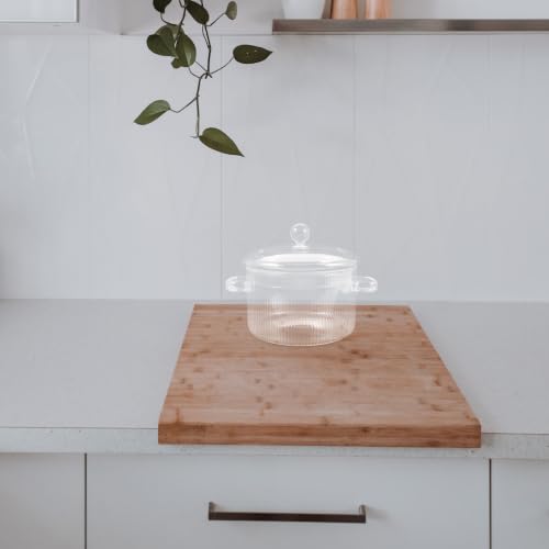 Olla de vidrio borosilicato para evitar derrames en cocinas compactas y sin espacio 8