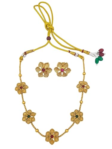 See full amazon price history chart for Gold Plated short floral Necklace Set For Women And Girls Gold Plated short floral Necklace Set For Women And Girls (B0DFTVZY5G) Amazon Price History, Amazon Price Tracker
