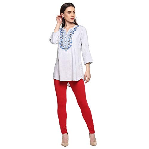 Image of BIBA Women Cotton Lycra Churidar