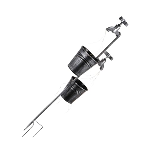 HEMOTON Lampe Solaire Créative Forme De Robinet Luminaire Décoratif Pour Cour Lampe Encastrée Au Sol Pour Jardin