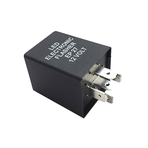Relais de clignotant EP27 5 broches automatique pour voiture 12V 10A