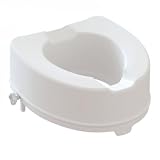 Rialzo wc 14 cm alzawater anatomico con fermi a viti laterali portata 200kg