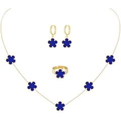 Dark Blue-Gold Plated