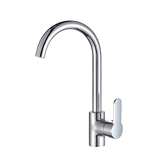 Robinet de cuisine en cuivre massif avec tuyau d'arrivée d'eau chaude et froide - 2