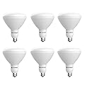 75-Watt Equivalent BR40 Dimmable CEC LED Light Bulb Soft White (6-Pack)