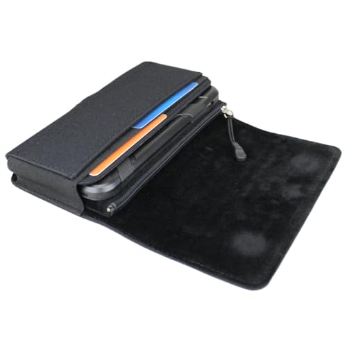 Nylon Decker Phone Belt Holster Case Wallet Case with Belt Clipfor Zipper Pocket3