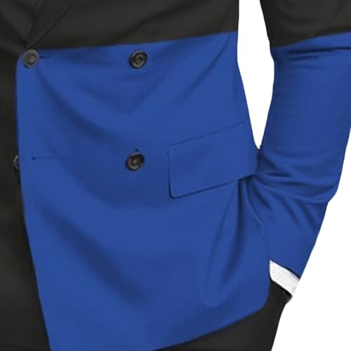 Men Slim Fit Double Breasted Suit Mens Double Breasted Blazer Wedding Prom Homecoming Suit2