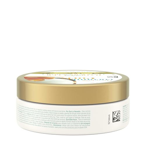 OGX Quenching + Coconut Curls Curling Hair Butter, Deep Moisture Leave-In Hair Mask & Treatment with Coconut Oil, Citrus Oil & Honey, Paraben-Free and Sulfated-Surfactants Free, 6.6 oz - image 8