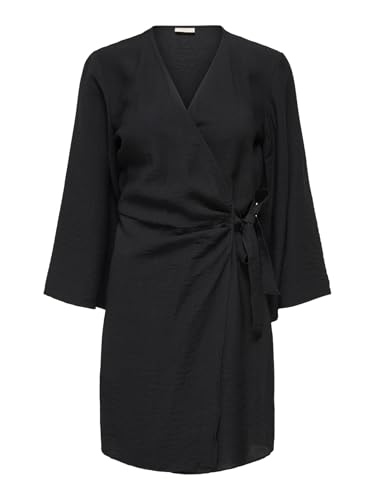 Robe à enrouler 7/8 noire WVN Dia en taille XS