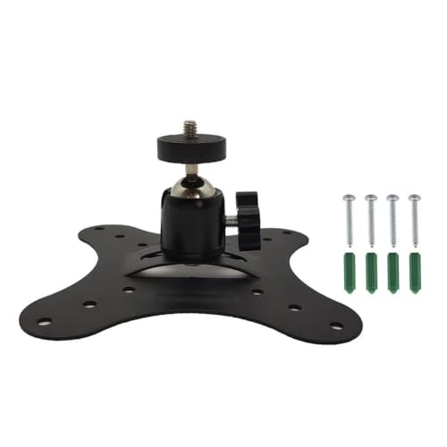 URPIZY Soporte de pared para proyector de pared con rotación de 360 grados y rosca de 1/4 pulgadas, para miniproyectores, montaje en pared, apto para uso doméstico y de oficina
