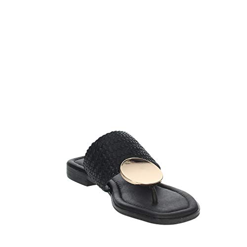 CARMELA 67855, Sandali Donna, Nero, 38 EU