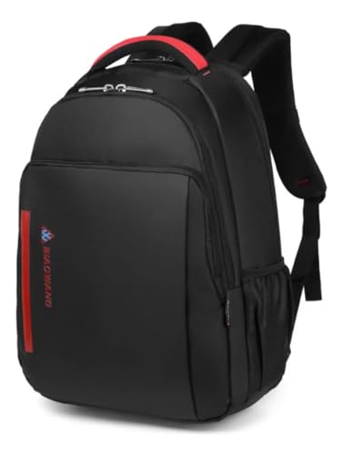 Mochila urbana Biaowang Resistente cor preto design liso