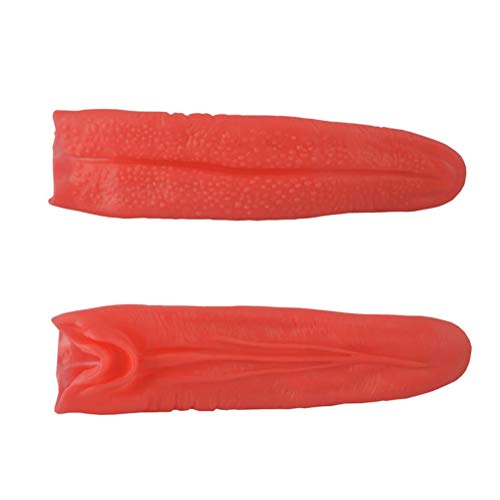 Adereços de cosplay Amosfun de língua comprida com acessórios de língua artificial para Halloween e