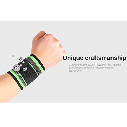 Generic ACompressão Cinta de Suporte de Pulso Cinta de Levantamento de Peso de Basquete - L
