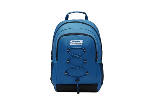 coleman chiller insulated backpack cooler leakproof 28-can backpack cooler with 12 hour ice retention made with recycled materials great for beach camping hiking tailgates groceries amp more