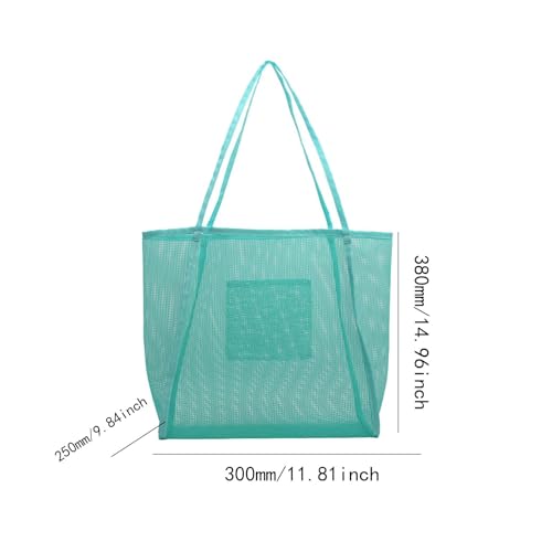 Mesh Beach Tote Stylish Swim Bag for Picnic Holidays Swimming Pools Gym Grocery4