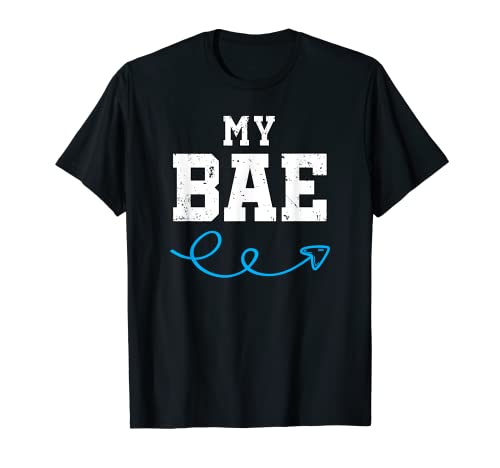 My Bae & My Boo Valentine Shirt Funny Matching Couple Camiseta