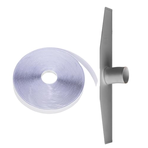Portable AC Window Seal - Waterproof 158 Inch with Adhesive Fastener,Portable AC Window Vent Seal Kit | for Home Apartment Offic