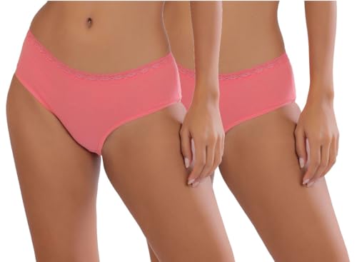 Image of Pack of 2 Women Hipster Pink Panty