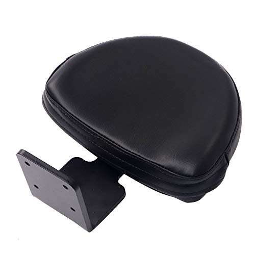 Black Leather Rear Passenger Backrest Sissy Bar Pad for Victory High-Ball Vegas Kingpin - Thumbnail 5