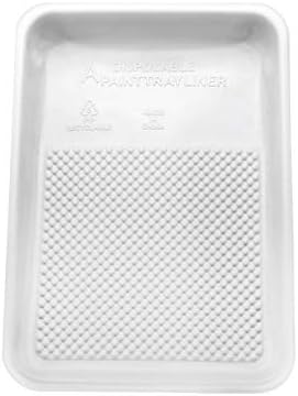Plastic Disposable Paint Tray Liner 11-Inch, Single (White)