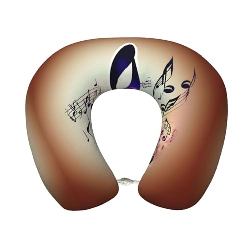 Almohada de Viaje en Espuma Viscoelástica Negra