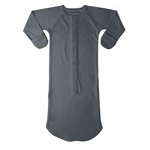 Image of goumikids Viscose Made from Bamboo Organic Cotton Convertible Baby Gown