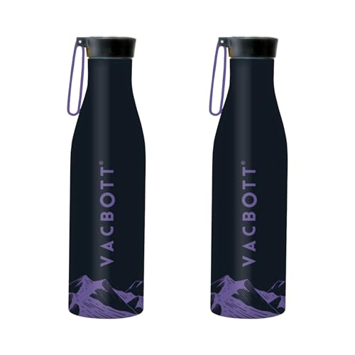 Image of Clay Craft VACBOTT Aspen Double Walled18 Hours Hot and 24 Hours Cold Water Bottle Vacuum Insulated Flask Bottle 860 ml|2 Piece Steel Water Bottles for School, Office, Home, Gym, Leakproof