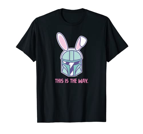 Star Wars The Mandalorian Easter Bunny Ears This is the Way T-Shirt