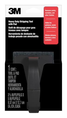 Image of 3M Heavy Duty Stripping Pad With Handle, 3-3 /8 in x 5 in