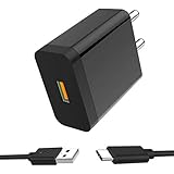 K N DIGITAL Fast MI Original Power Adapter Like Mobile Charger with 1 Meter Type C USB Cable for Xiaomi Redmi Note 7 Pro (2 Ampere , Black)
