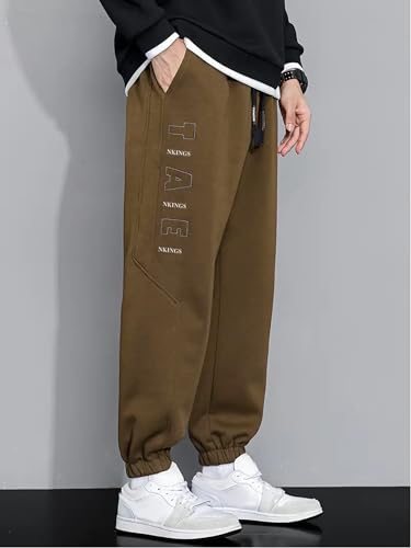 Image of Lymio Track Pant for Men ||Side Latter Print Style Look Pant || Jogger Track Pant (Packs Also Available) (TP-25-28-1)