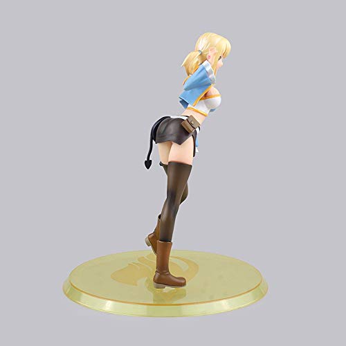 Kaiwenli Fairy Tail Series/Lucy Heartfilia Interchangeable Head/Animation Character Model/Pvc Material Image Static Statue/Otaku Favorite Collection/Accessories/Adult Toys #TOP1
