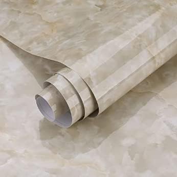 Scholazs Marble Contact Self Adhesive Peel & Stick Wallpaper for Kitchen Countertop Cabinet Furniture Waterproof PVC Removable Cream(60 * 200) (B0D9CY3667) Amazon Price History, Amazon Price Tracker