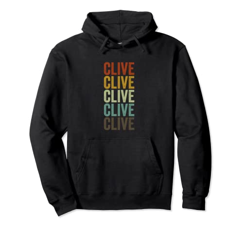 Clive City Retro Sudadera con Capucha