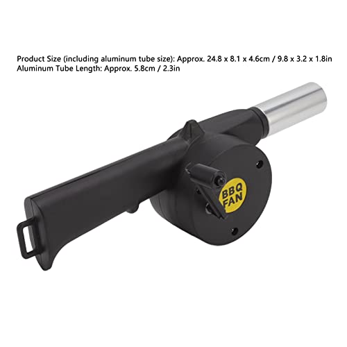 TOPINCN Tragbarer Mini-Handheld, Grillwerkzeug-Sets, Grillwerkzeuge, Grill, Luftgebläse, Grills, Herdzubehör, Outdoor-Grill, Camping und Wandern, Picknickzubehör
